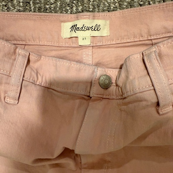 Madewell Straight Leg Jeans in Blush - Picture 2 of 3